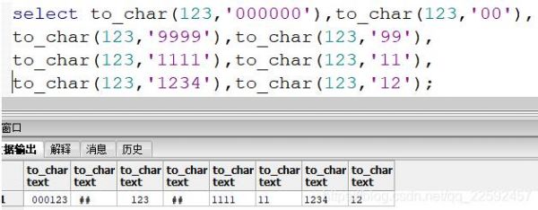 Postgresql to char A5 