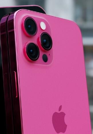 苹果13粉色实图图片