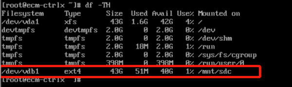 天翼云主機初始化Linux數(shù)據(jù)盤，解決新裝寶塔不顯示掛載磁盤。