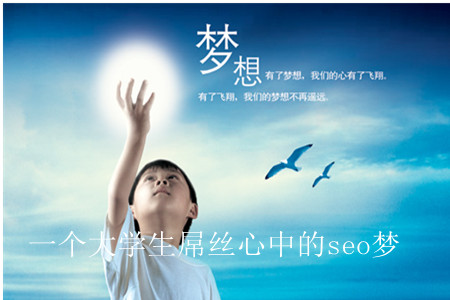一个大学生屌丝心中的seo梦